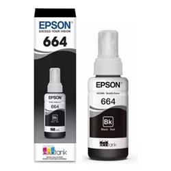 BOTELLA DE TINTA EPSON T664 NEGRA 70ML
