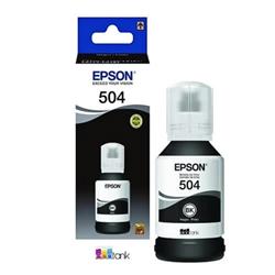BOTELLA DE TINTA EPSON T504 NEGRA 127ML