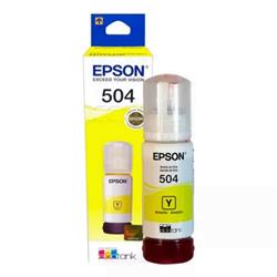 BOTELLA DE TINTA EPSON T504 AMARILLO 70ML