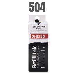 BOTELLA DE TINTA GNEISS EPSON T504 NEGRA 127ML