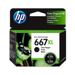 CARTUCHO HP 667 XL NEGRO 8,5ML