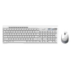 KIT GENIUS SLIMSTAR 8230 INALAMBRICO TECLADO Y MOUSE BLANCO