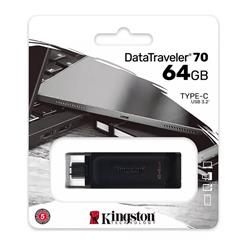 PENDRIVE KINGSTON 64GB USB 3.2 TIPO C DATATRAVELER 70