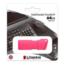 PENDRIVE KINGSTON 64GB USB 3.2 EXODIA M PINK