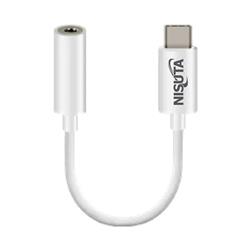 ADAPTADOR NISUTA USB C A AUDIO 3.5MM NSCOUSAUC2