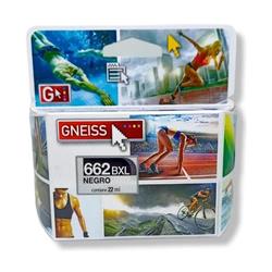 CARTUCHO GNEISS HP 662XL NEGRO 22ML