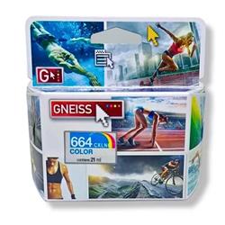 CARTUCHO GNEISS HP 664XL COLOR 22ML