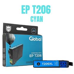 CARTUCHO GLOBAL EPSON T206 CYAN